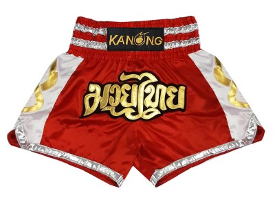 Kanong Muay Thai broekjes : KNS-141-Rood
